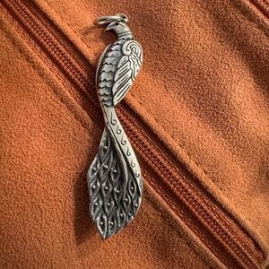 James Avery RETIRED Regal Peacock pendant